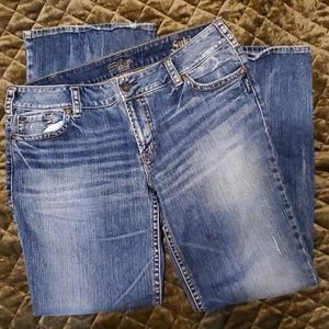 Silver Suki Jeans